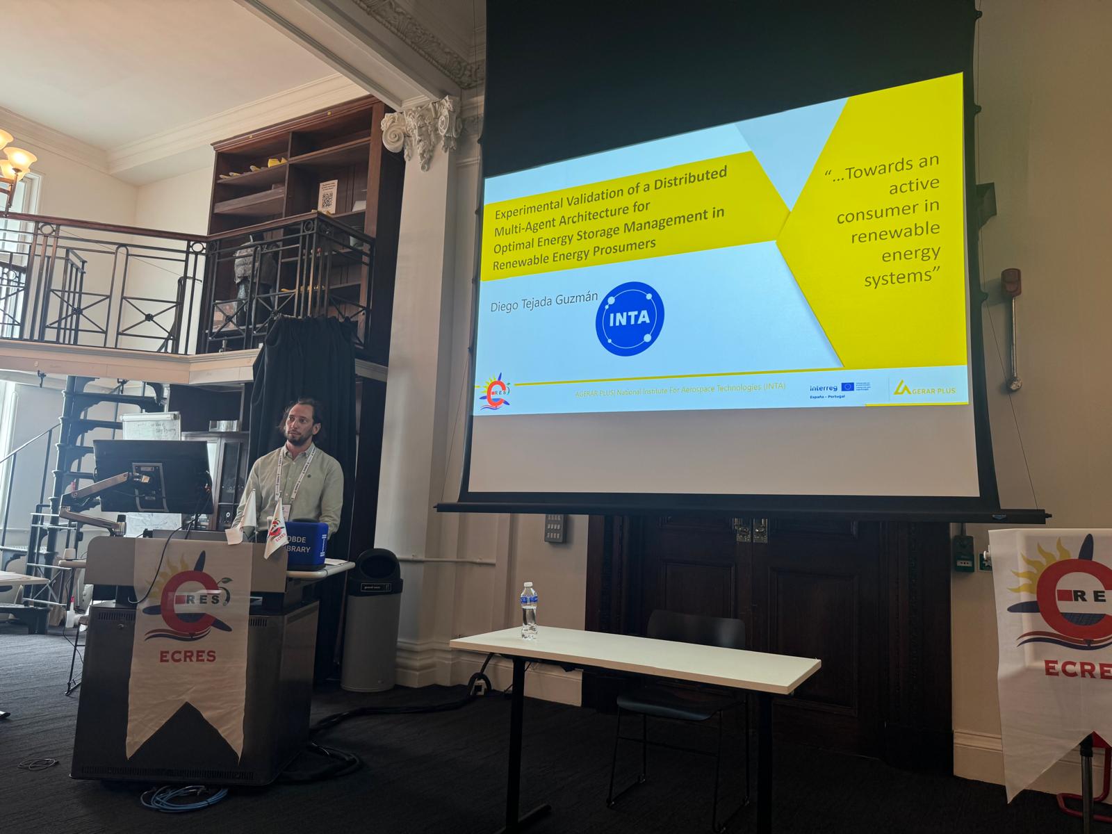 AGERAR PLUS recibe el Best Paper Award en ECRES 2026 por su investigación sobre almacenamiento energético